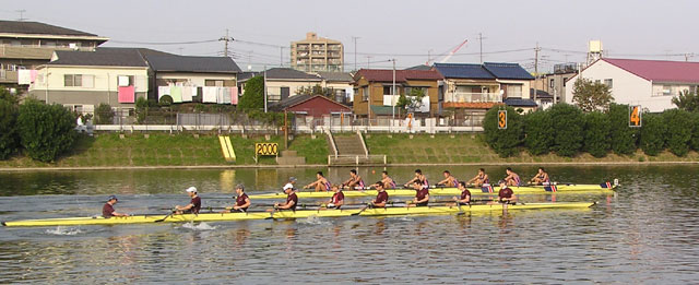 Finish line photo of the final race