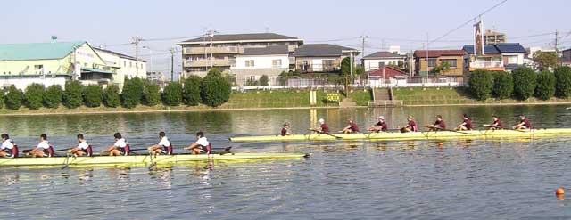 Crimson Tigers vs Waseda at finish line